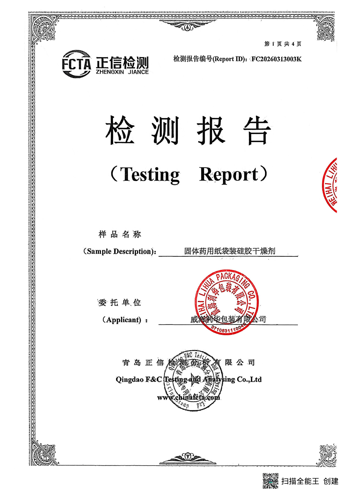 外检报告第1页
